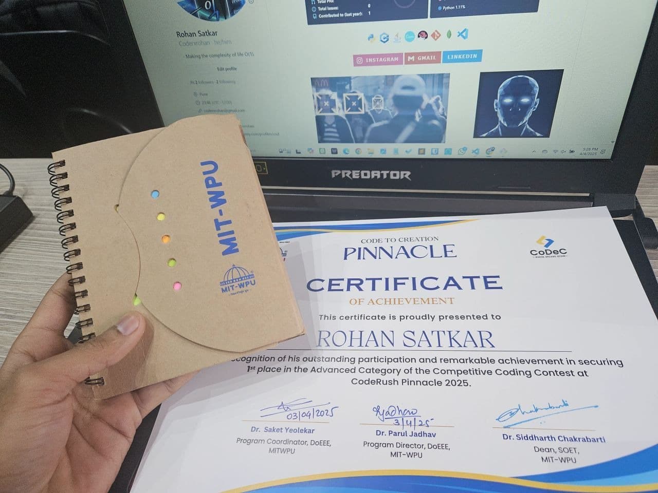 CodeRush Pinnacle 2025 Contest Winner